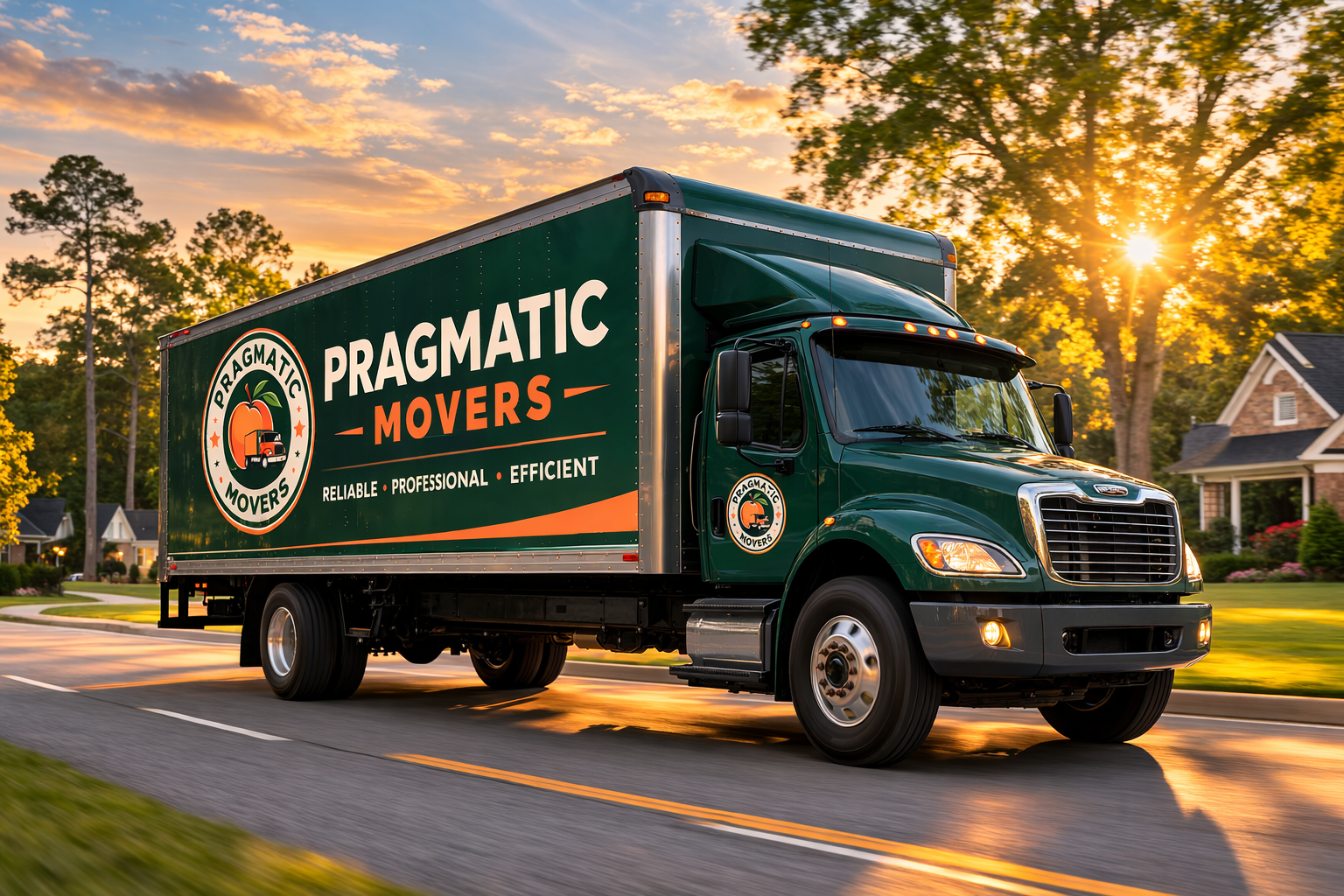 Professional movers loading a truck in Atlanta
